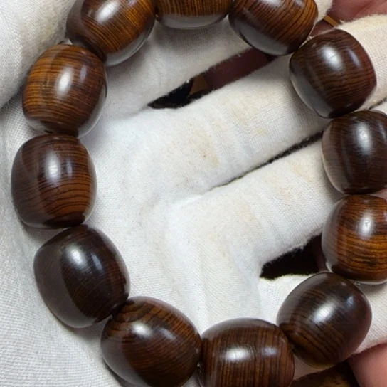 柏木（崖柏）全陈化老料把件串