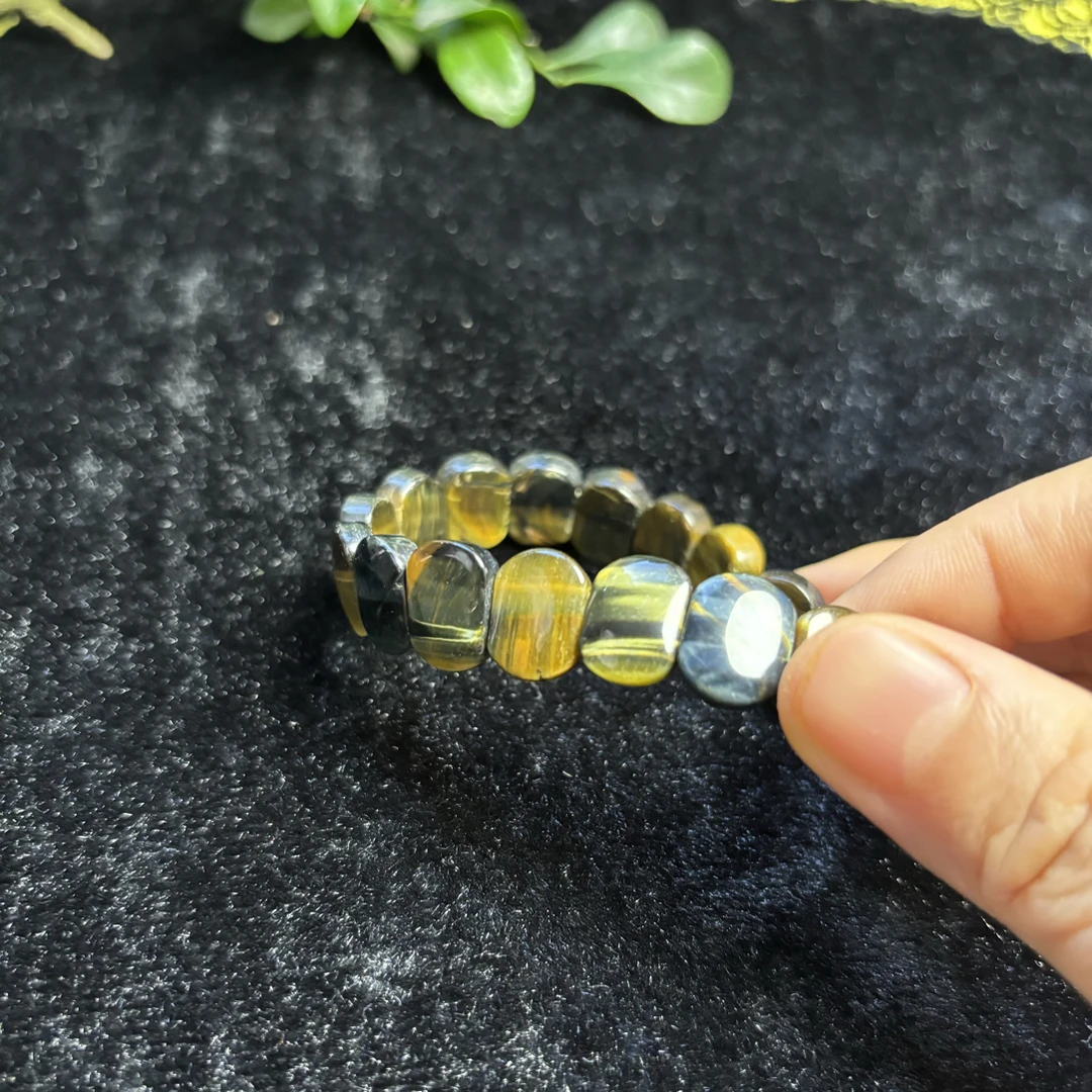 天然蓝虎眼石手串