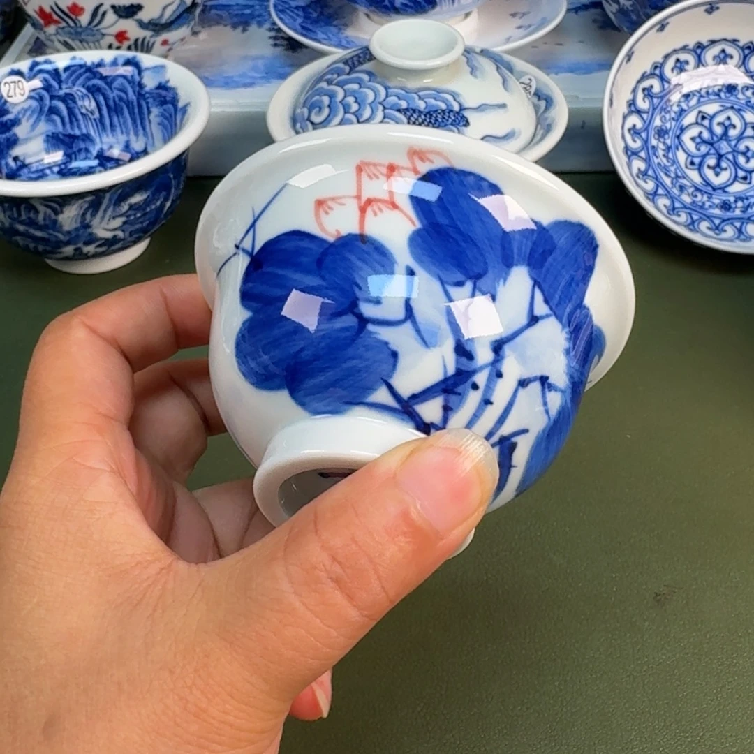 景德镇纯手绘茶具圆圆209