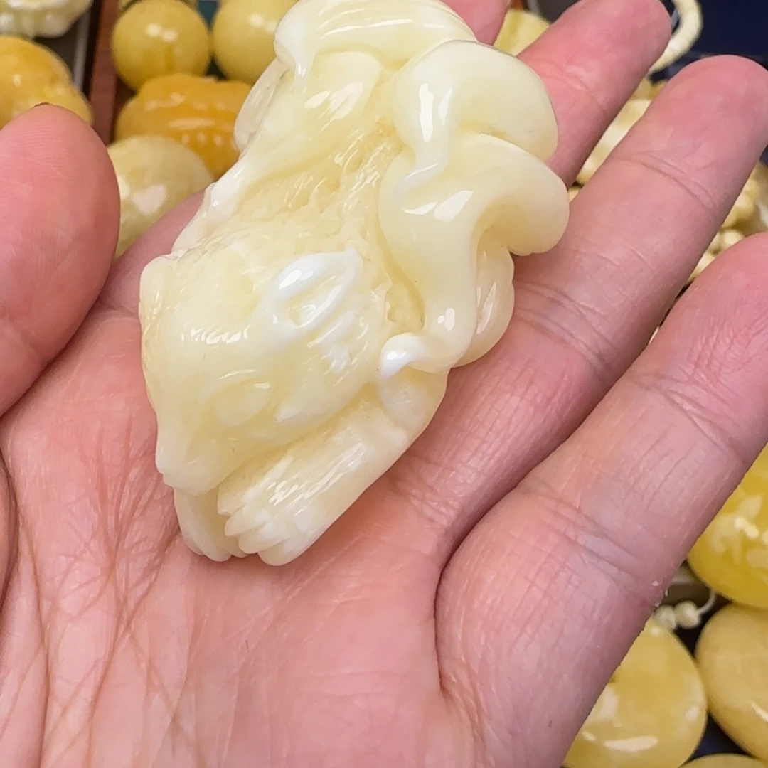 蜜蜡颈饰未镶嵌天然蜜蜡