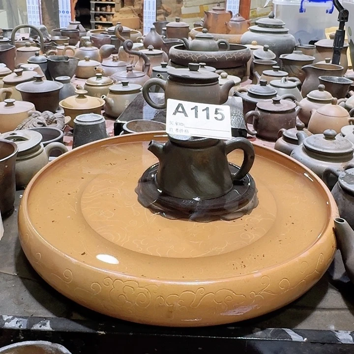 紫砂茶壶刀**雨坭兴陶柴烧