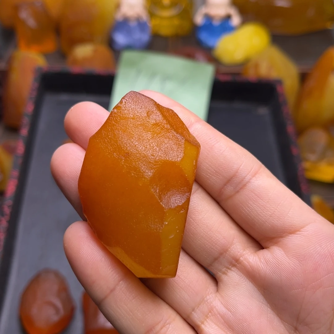 定制琥珀未镶嵌琥珀蜜蜡原石定制