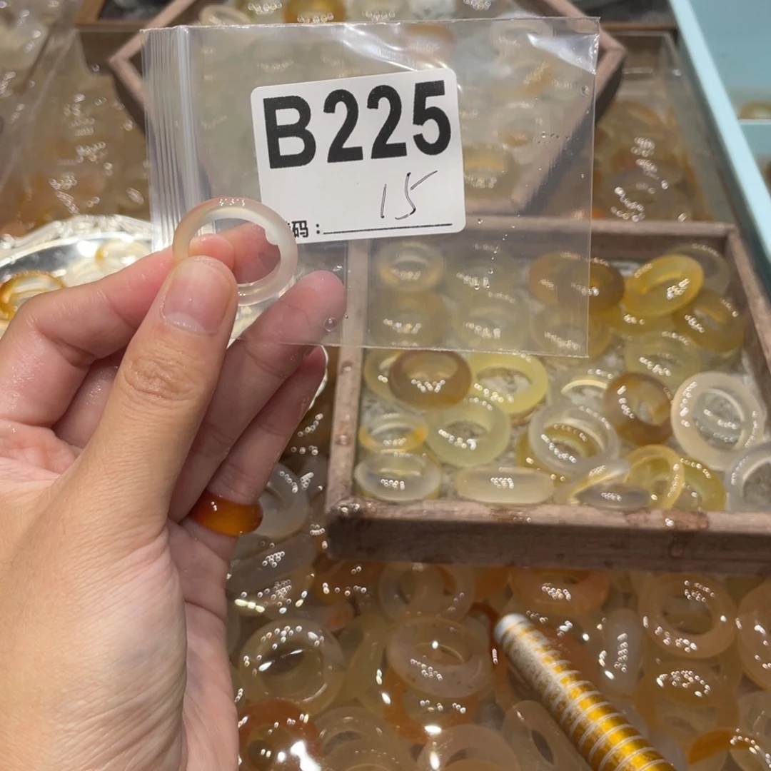 玛瑙/玉髓未镶嵌戒指225