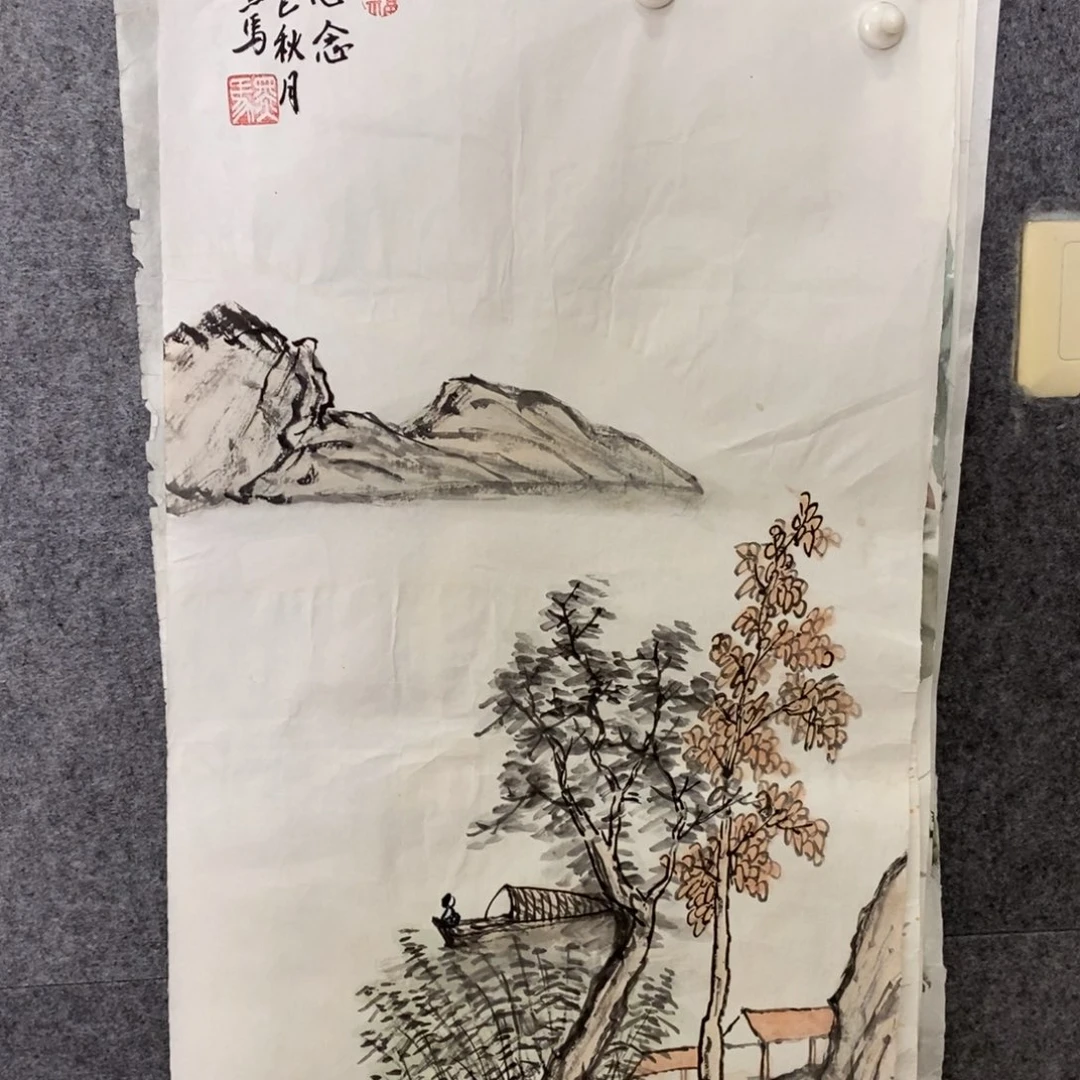 国画国画纯手写手绘作品62