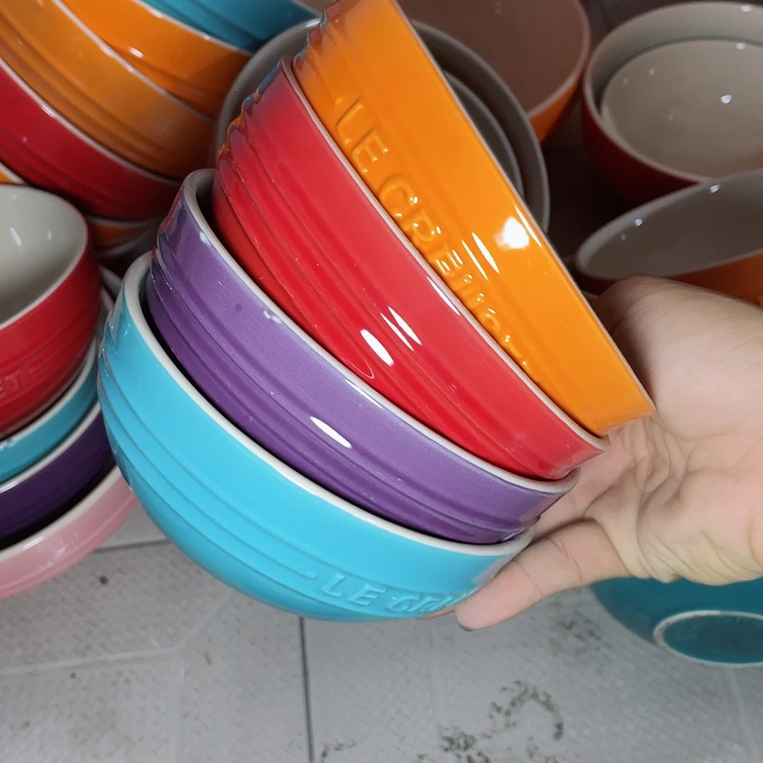 瓷片微瑕陶瓷餐具家用 瑕疵明显六英寸