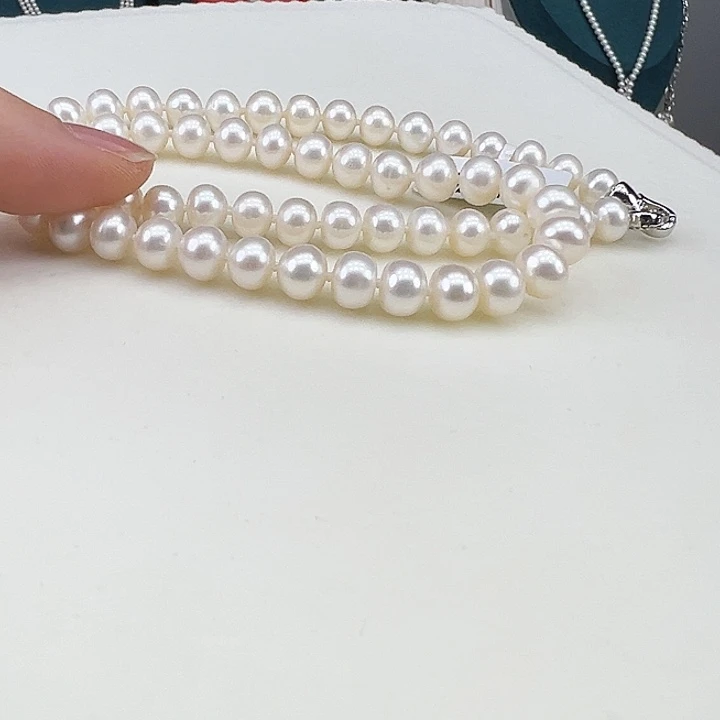 淡水珍珠未镶嵌项链➕7.8