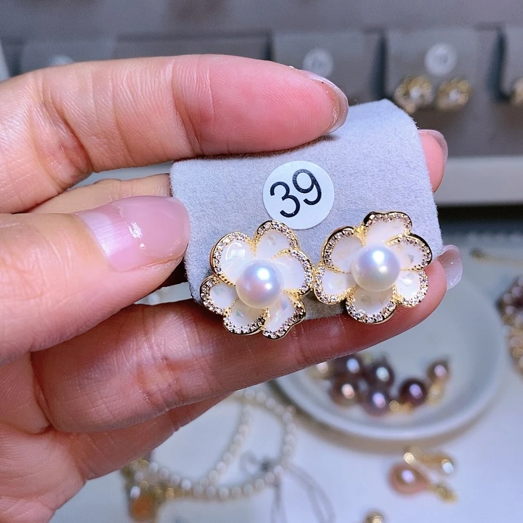 【闪购商品】淡水珍珠耳饰未镶嵌