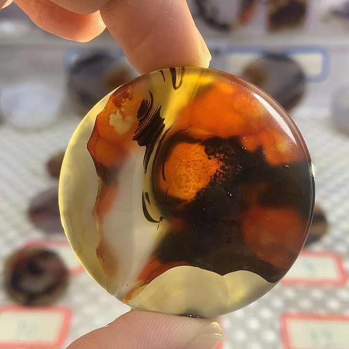 玛瑙/玉髓合金颈饰