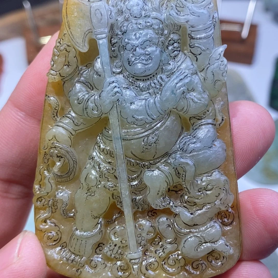 定制翡翠未镶嵌洺****技翡翠定金，全部10000