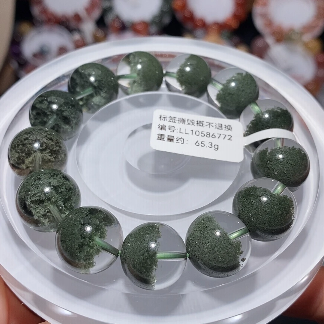 手链水晶未镶嵌F绿幽灵15.2