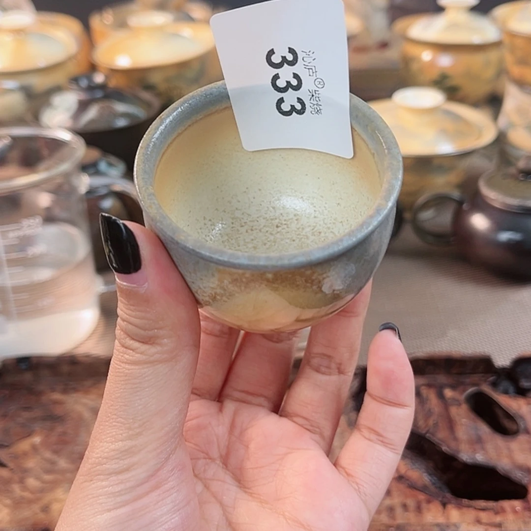 【闪购商品】时**媒沁庐柴烧全手工茶具333