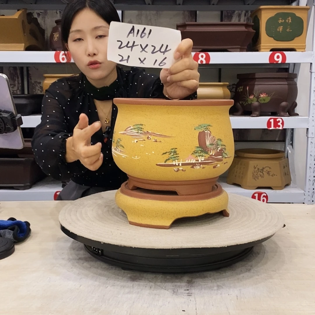 紫砂花盆紫砂花盆
