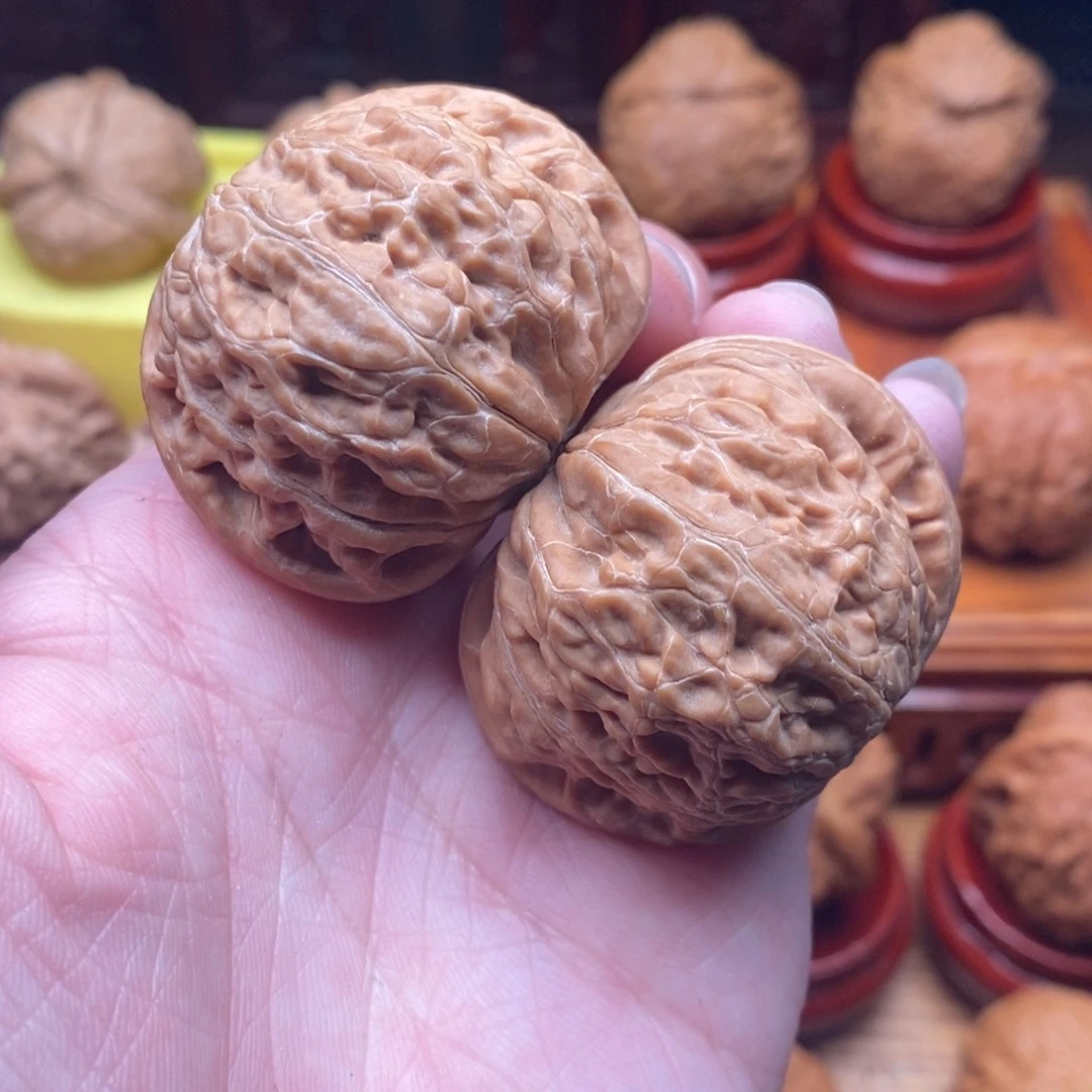 文玩核桃把件倔****光铁锤42