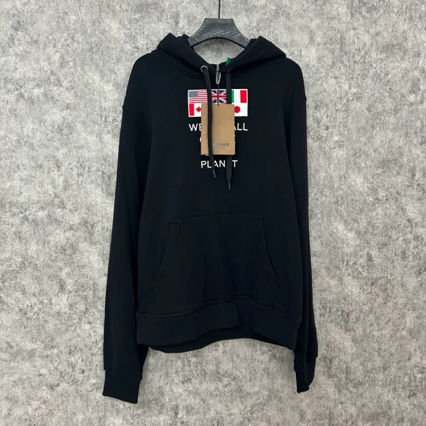 未使用 BURBERRY/博柏利 Burberry黑色连帽卫衣