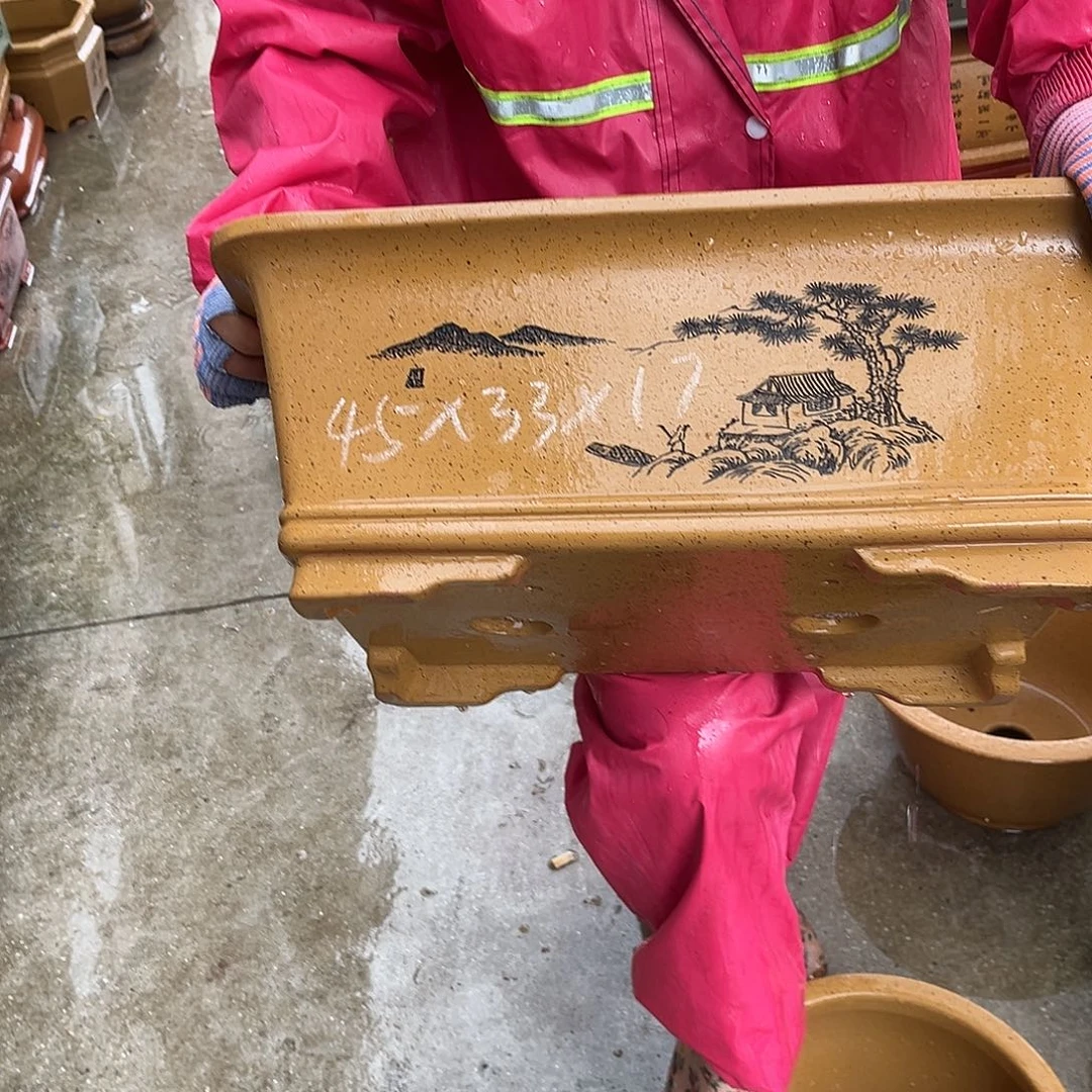 紫砂花盆盆景艺术