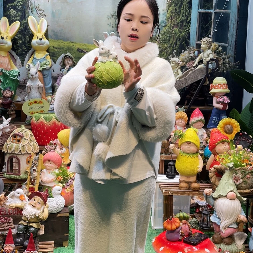 摆件花园摆件红红火火