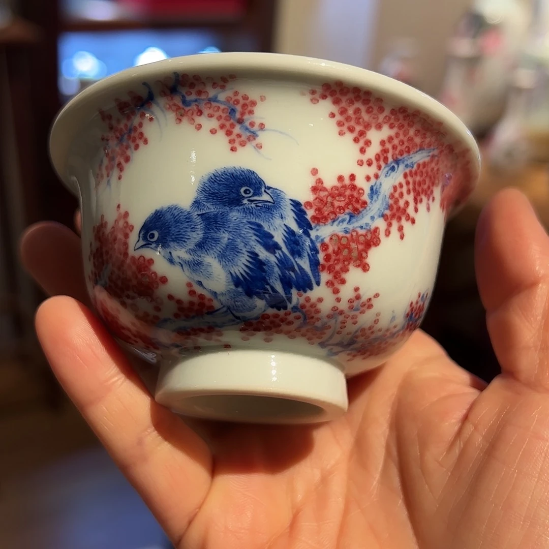 沐月山房原矿青花釉里红