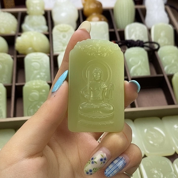 昆仑石双面守护鸡