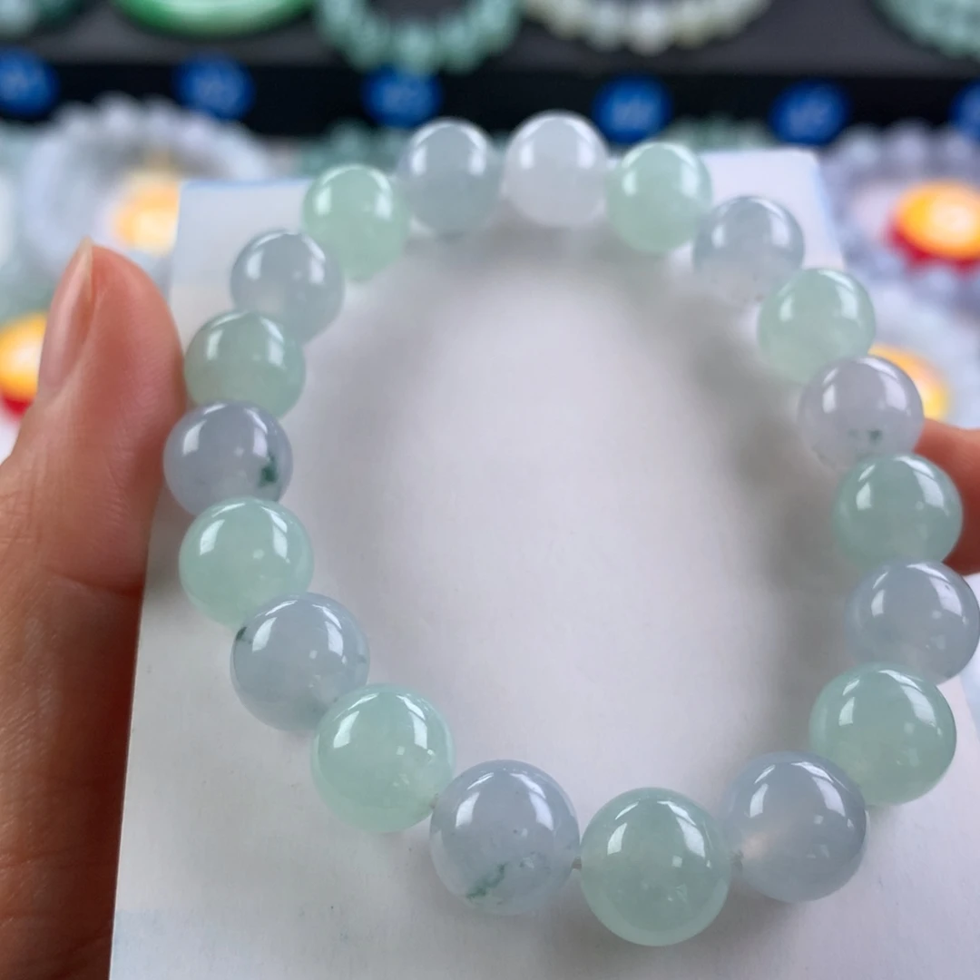 翡翠未镶嵌手链卡10