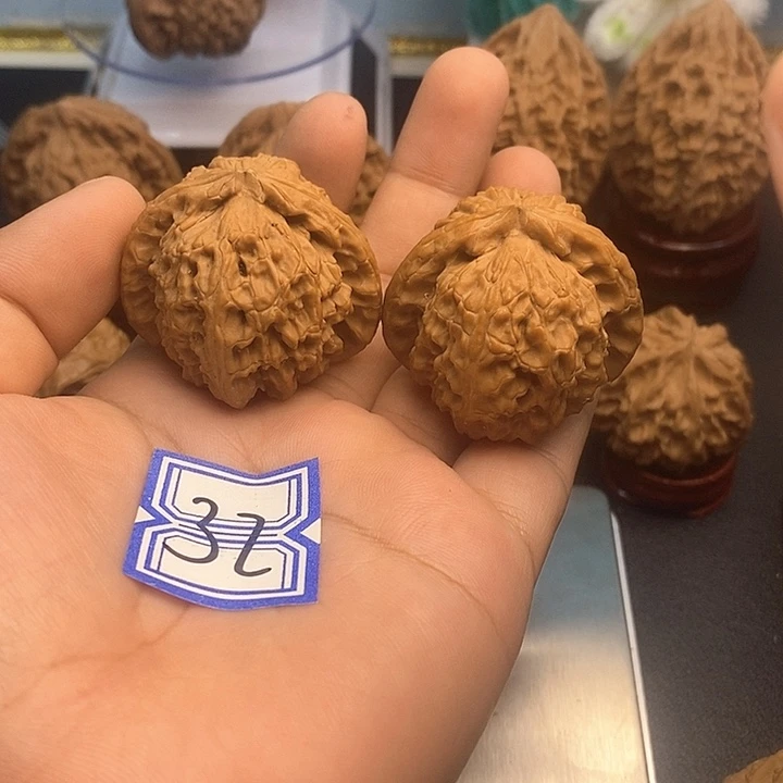 把件文玩核桃39白狮子