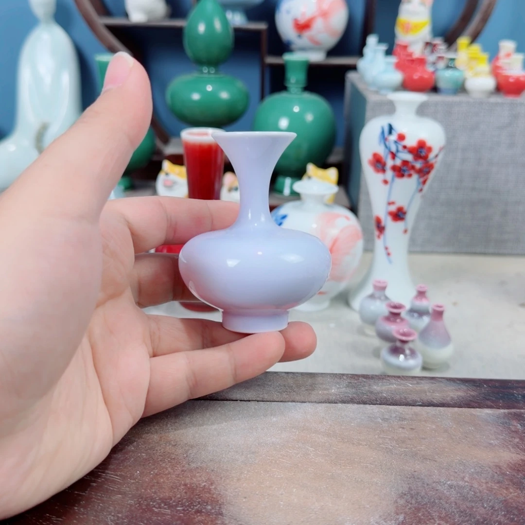 陶瓷手工小花器摆件