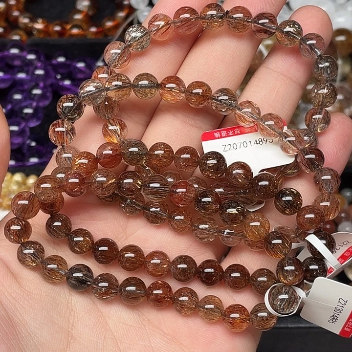 手链未镶嵌水晶黑金超七7.8+多样性发其一