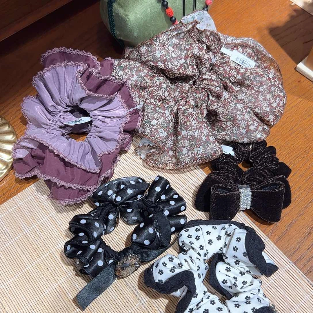 布艺非金属5个发圈