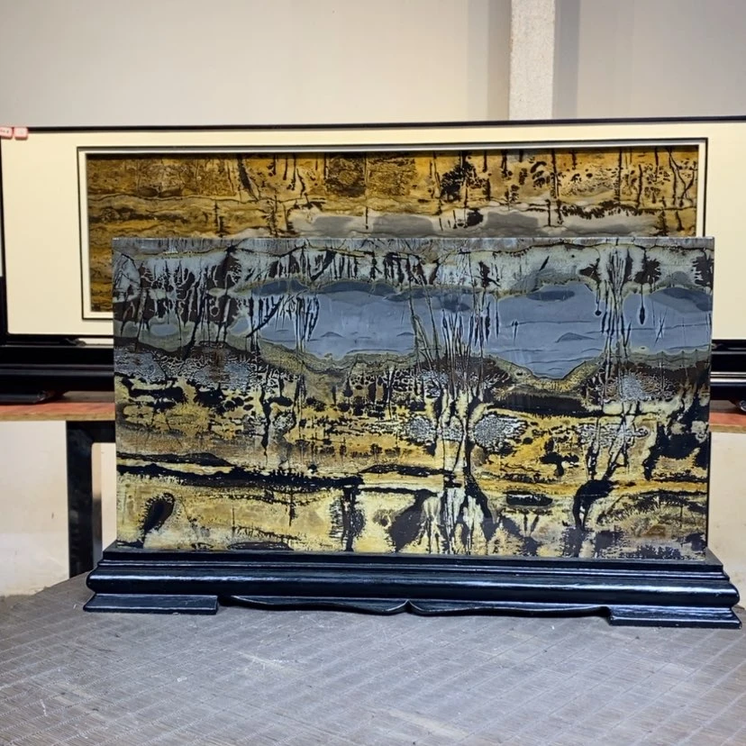 【闪购商品】广西国画石草花石