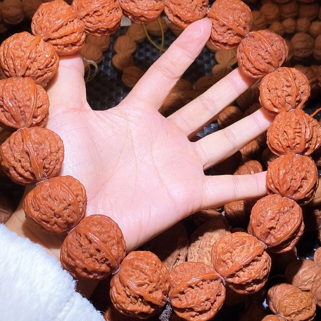 吊坠文玩核桃29尺八棱手持