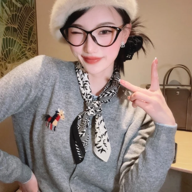 【有鲤】新手必入经典款 永不过时的高级感 柔软舒适68cm中方巾