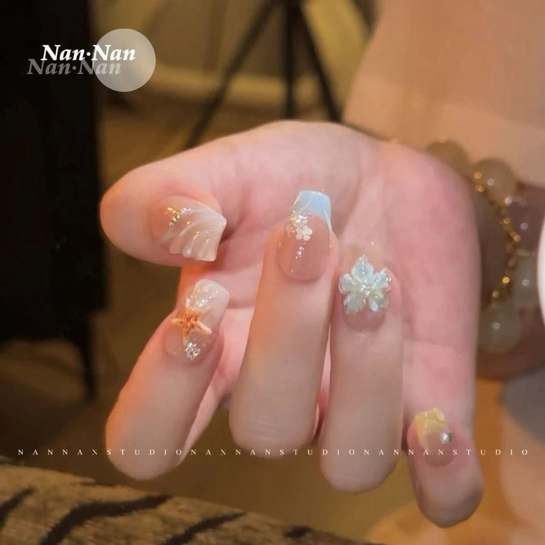 NANNAN[海岛夏日]手工穿戴甲H856