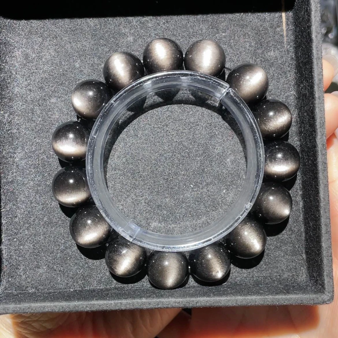 【闪购商品】未镶嵌黑曜岩手链?***前