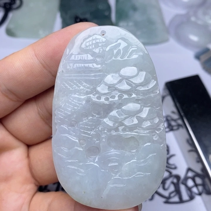 颈饰未镶嵌翡翠翡翠