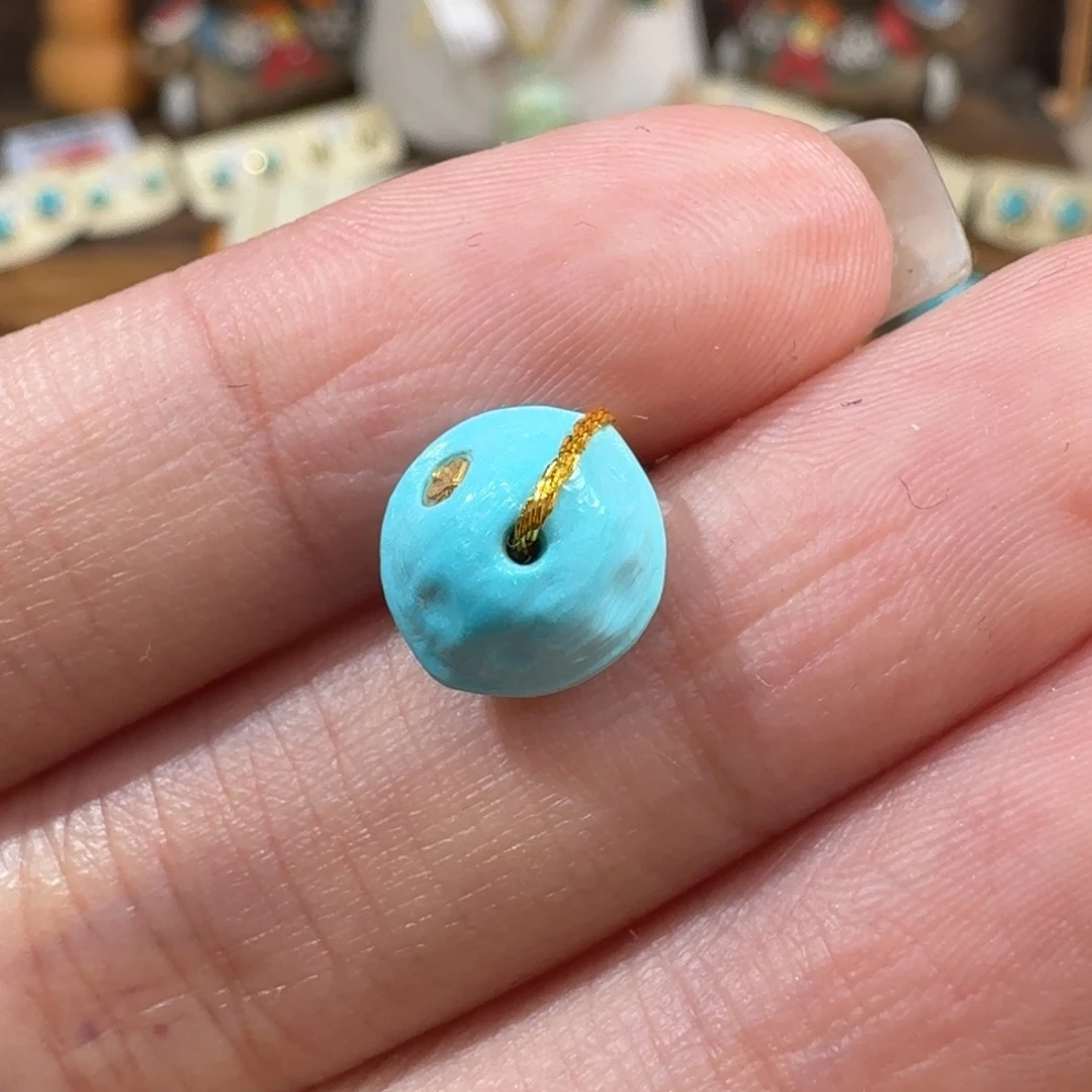 ****笑未镶嵌绿松石珠宝半成品百香籽