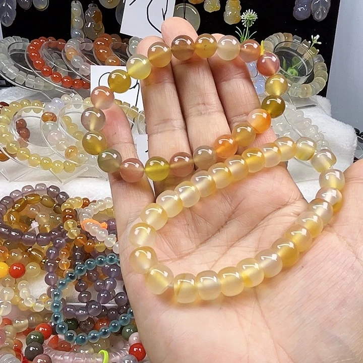 玛瑙/玉髓合金手链