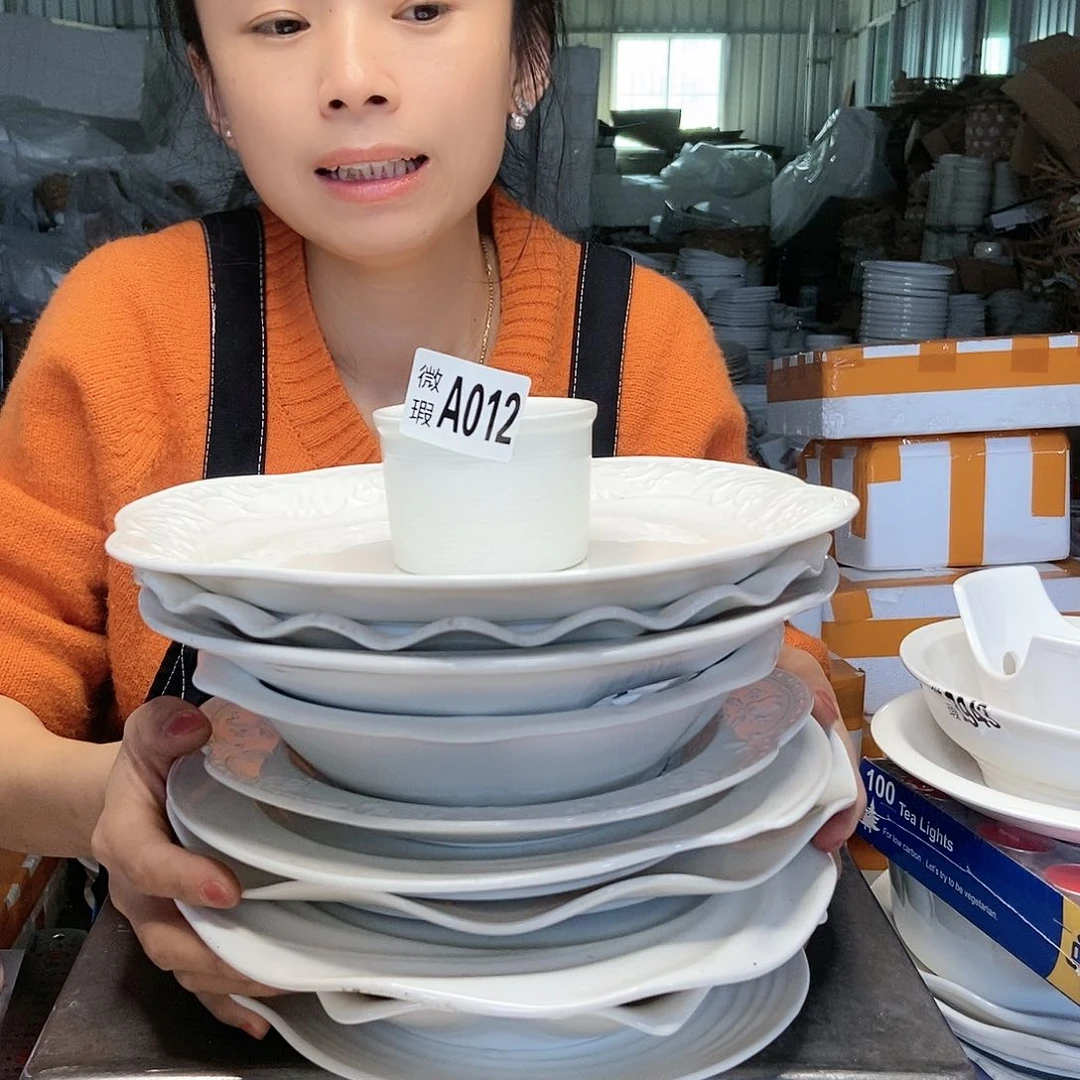 【闪购商品】碟工厂库存微瑕产品012十件套