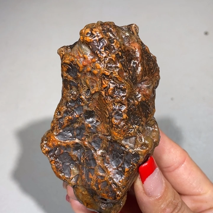 玛瑙/玉髓车挂合金石****缘392