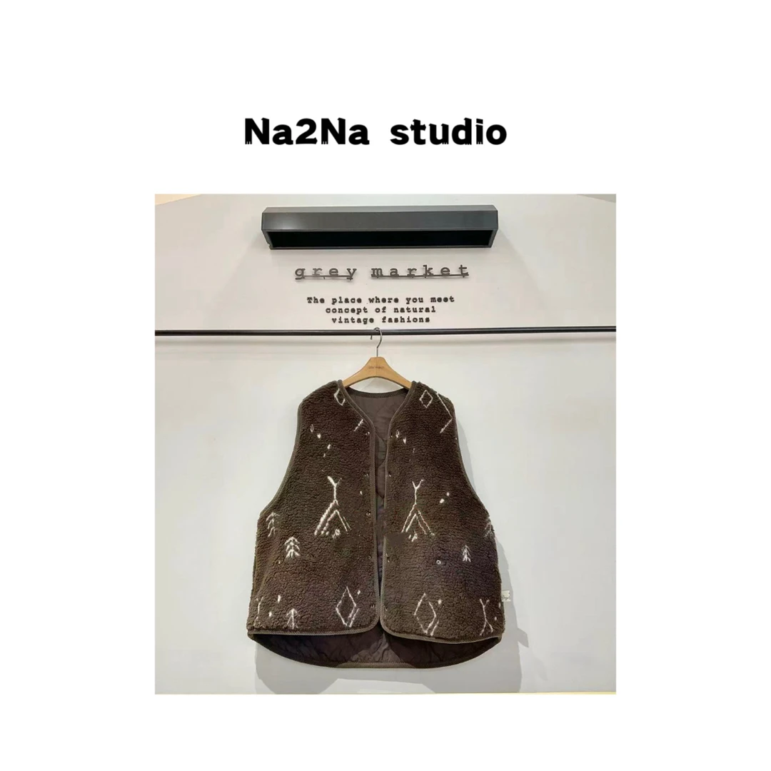 Na2na 东大门 蝴蝶结羔羔马甲（No退换）