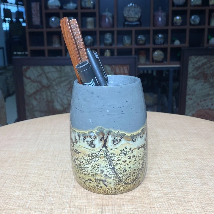 广西国画石摆件，观赏收藏