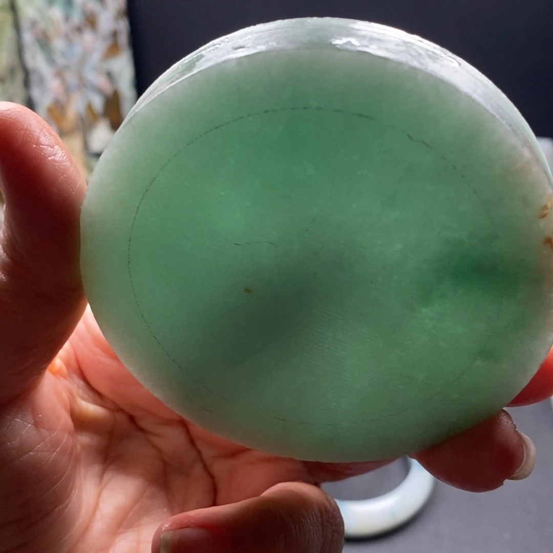 大***禹定制翡翠未镶嵌翡翠手镯