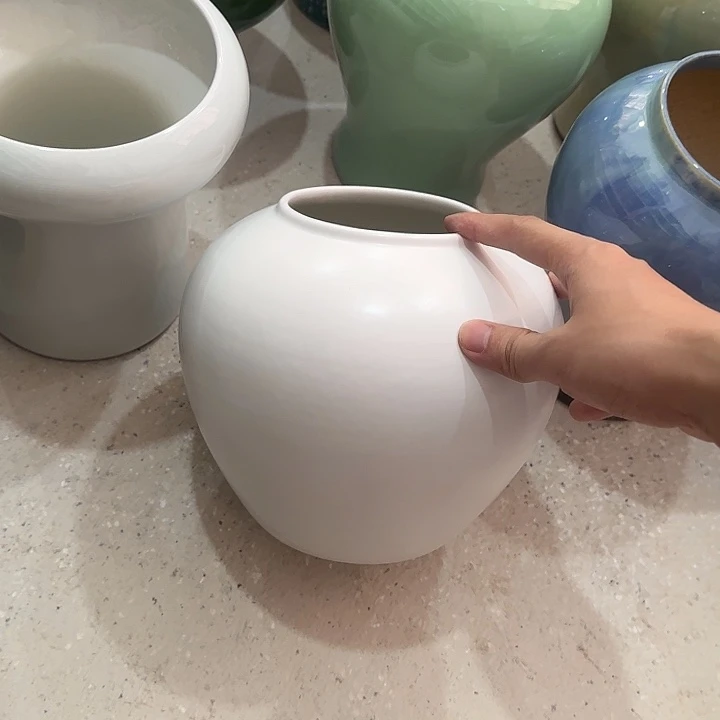 白泥花盆正品无孔