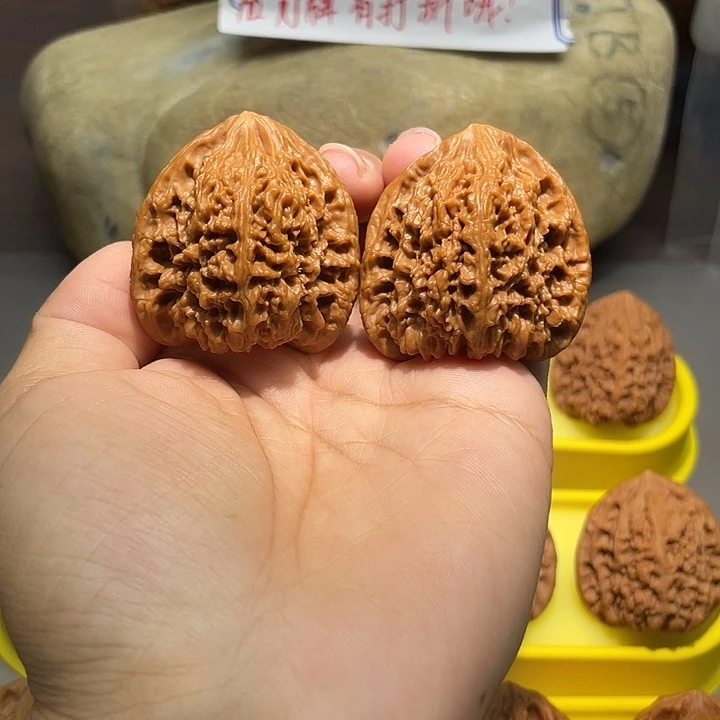 文玩核桃把件666号，42尺全品