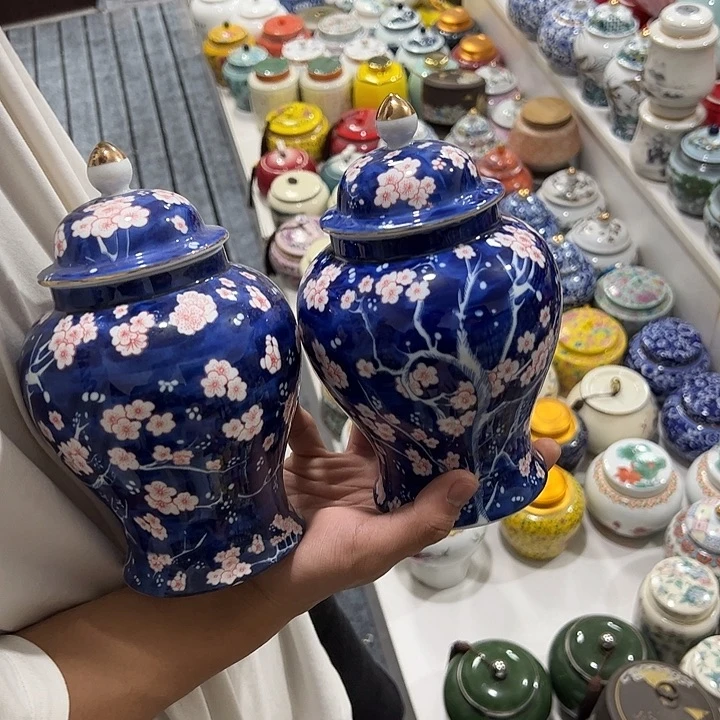 茶叶罐陶瓷家用储物罐瑕疵福利品介意勿拍