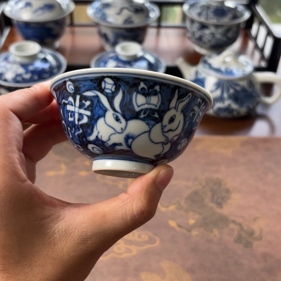 摆件景德镇手绘茶器