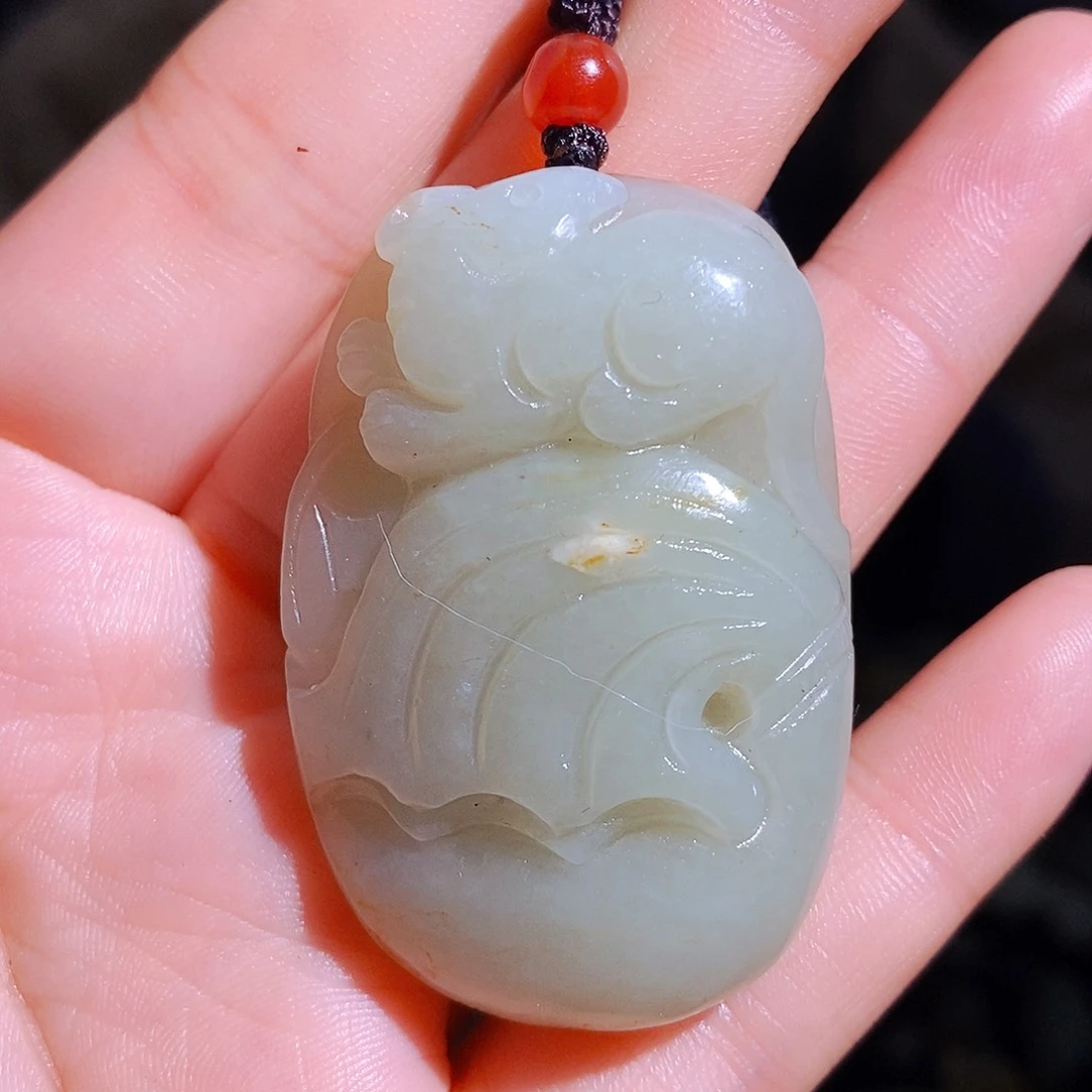 和田玉颈饰未镶嵌