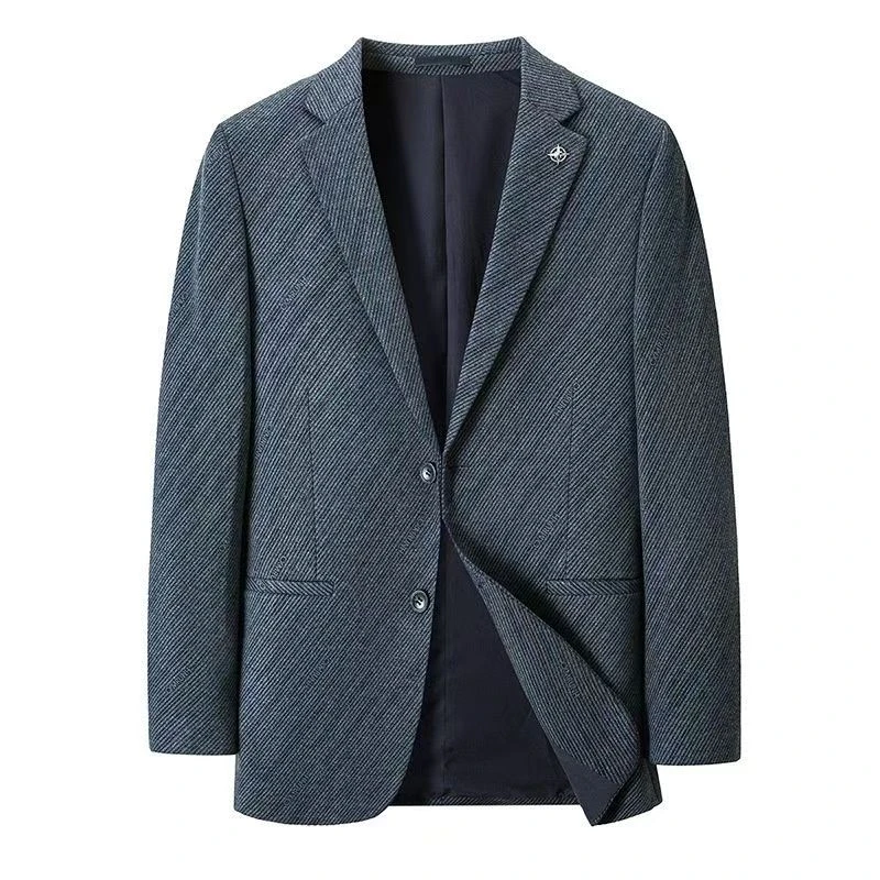 G 400-599 男西服男士春秋时尚休闲毛呢修身商务秋冬