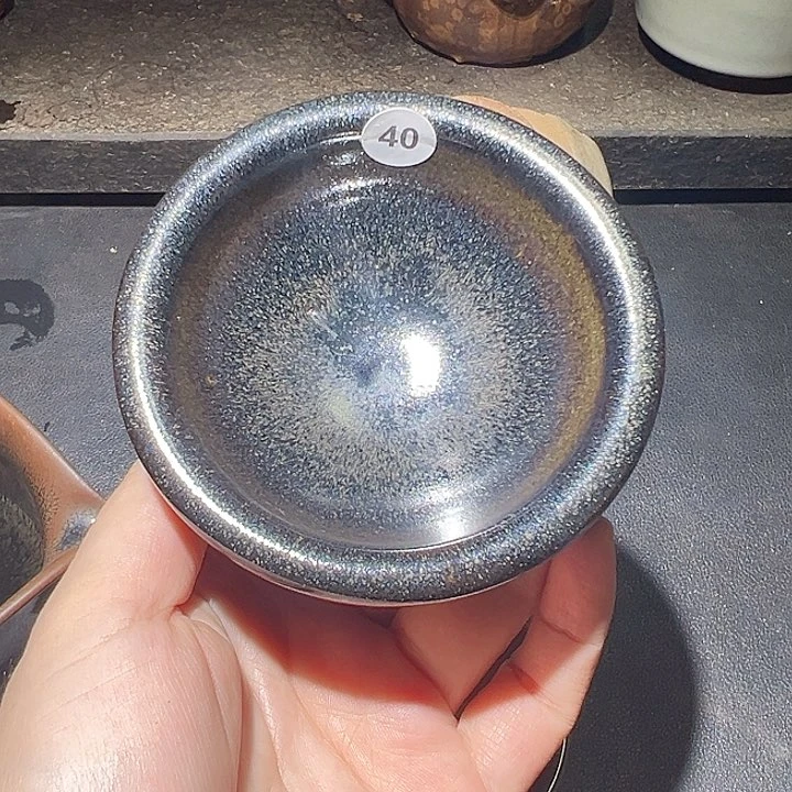 瓷宋御柴烧微瑕主人杯8.5