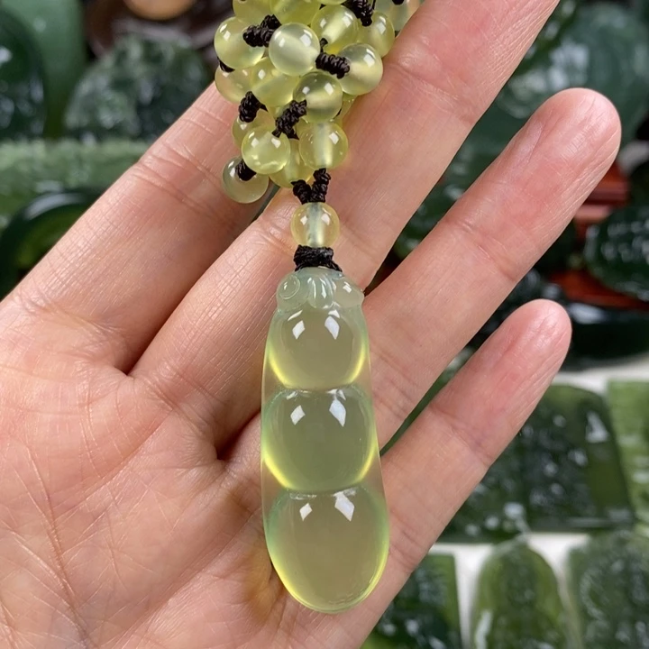 岫玉未镶嵌挂件挂件
