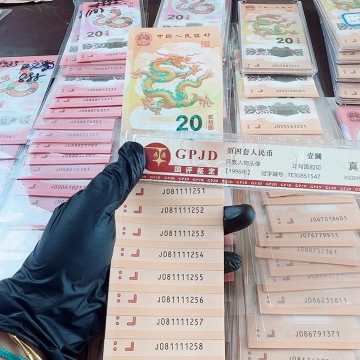 塑料龙钞标十081111251无347朦胧