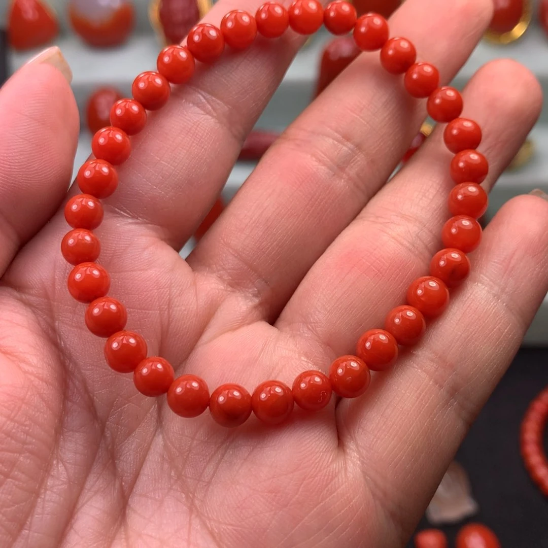 未镶嵌串南红玛瑙